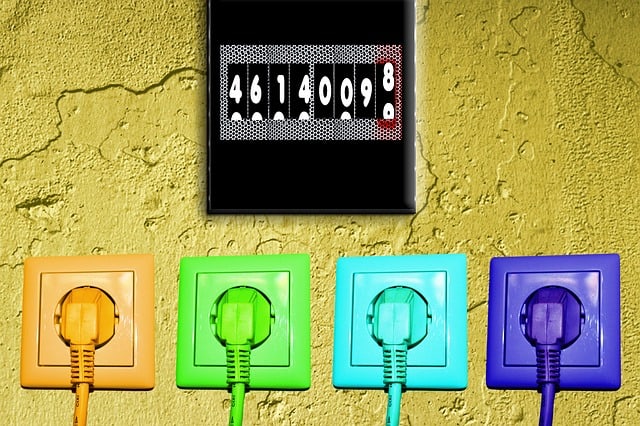 compteur électricité prise électrique