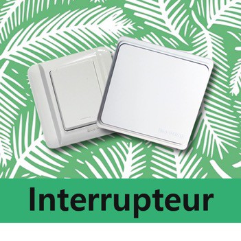 interrupteur simple et va-et-vient EcoDring sans fil sans pile