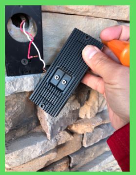 Branchement sonnette de maison filaire