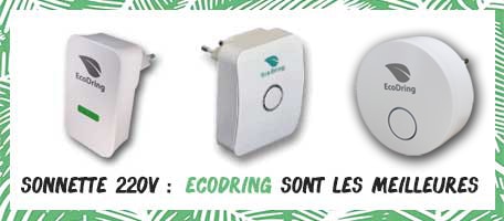 Sonnette 220V : Ecodring sont les meilleures - EcoDring